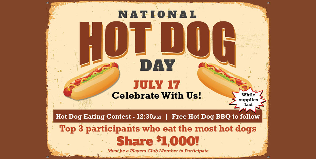 Hot dog competition advertisement